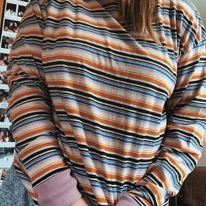 Long sleeve striped comfy shirt